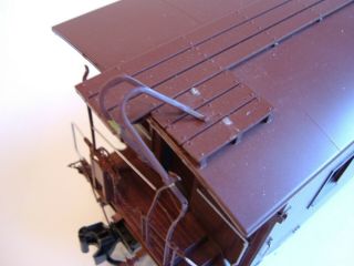 G SCALE PSC BRASS 1:32 SOUTHERN PACIFIC C - 30 - 1 CABOOSE 7
