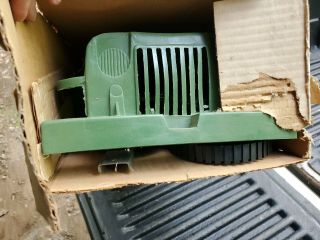 Vintage Andy Gard Army Sit And Ride Plastic Jeep 2