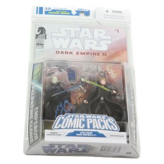 Hasbro Star Wars Comic Packs 12 Emperor Palpatine Luke Skywalker 2008 Rare