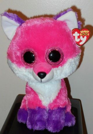 Ty Beanie Boos Joey The Fox (8 - 9 Inch) Buddy Size (claires Exclusive) Mwmt