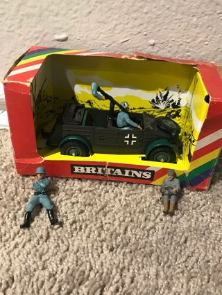 Britains 1980 Wwii Tank German Scout Car 9783 Toy Car Soldiers