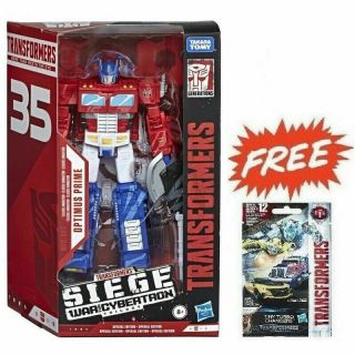 Transformers Siege 35th Anniversary Wfc Classic Animation Voyager Optimus Prime
