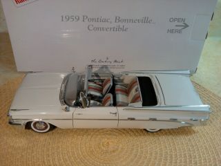 Danbury 1959 Pontiac Bonneville 1:24 Rare Preview Society Nib Undisplayed