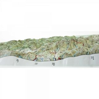 Hubbard Scientific Raised Relief Map 403 Great Smoky Mountain National Park 3