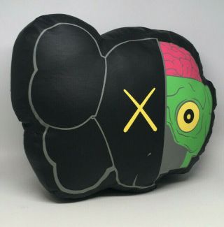 KAWS Black Dissected Companion Pillow Cushion Plush OriginalFake Medicom Toy 2