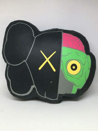 KAWS Black Dissected Companion Pillow Cushion Plush OriginalFake Medicom Toy 3