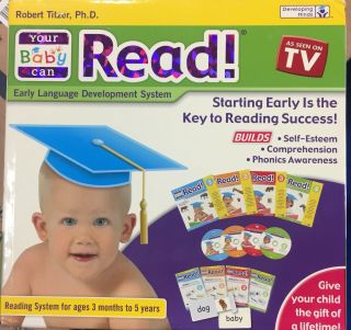 Your Baby Can Read Early Language Development System 3 Mos - 5 Yrs Robert Titzer