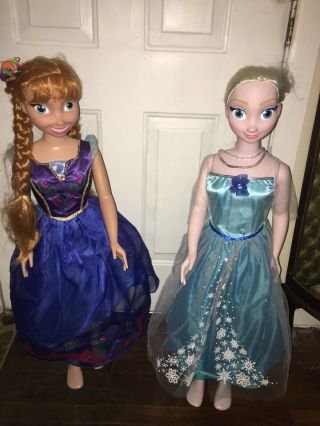 Jakks Pacific 2014 Disney Princess Elsa & Anna 38 " Dolls.
