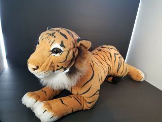 Jumbo Best Made Toys Tiger Realistic Plush Stuffed Animal 26 " Stripes