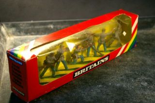 Britains Deetail Vintage Acw Confederate Army Group Range 7 Figs Boxed