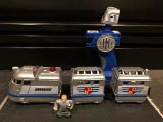 Geotrax Remote Control Train Knight And Sir John Most Admired Team L5912 Silver