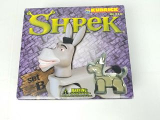 Shrek Kubrick Donkey Gingerbread Man Fiona FARQUAD Mini Figure set of 8 6
