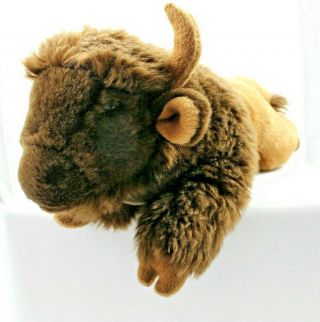 Russ Berrie Yomiko Classics Brown Buffalo Tag Plush Stuffed Animal 14.  5 " Toy