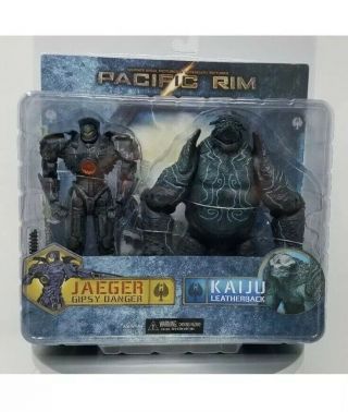 Neca Pacific Rim Gypsy Danger Leatherback Jaeger Kaiju 2 Pack