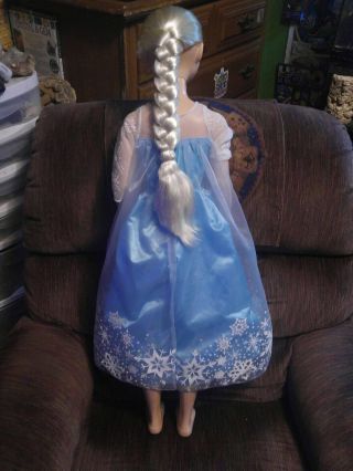 Disney Frozen Princess My Size Elsa BIG Large Doll 38 inches Excellet 5