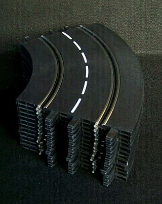 12 Sections Carrera Exclusiv 1/24 Scale Curve Track 2/30 Degrees Vg,  /ex Cond