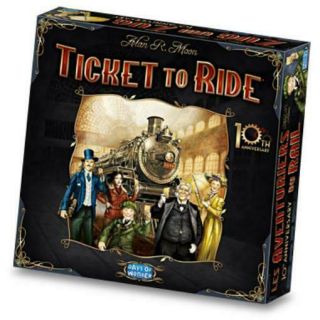 Days Of Wonder Ticket To Ride Ticket To Ride (10th Anniversary Edition) Box Nm
