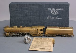United Models Ho Brass Union Pacific Fef - 1 4 - 8 - 4 Locomotive & Tender Ex/box