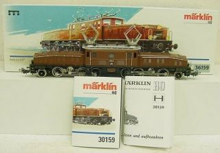 Marklin 36159 Ho Scale Ce 6/8 Crocodile Brown Electric Locomotive Ln/box