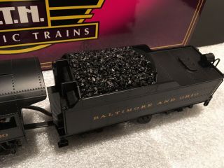 MTH Premier 2 - 8 - 2 USRA Light Mikado Baltimore & Ohio B&O Steam Engine PS 2.  0 4
