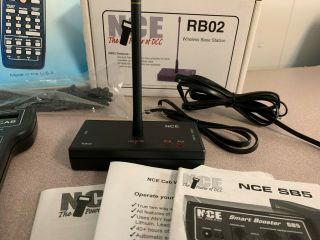 WOW NCE 5 Amp Wireless DCC system with radio throttle and ProCab C8 7