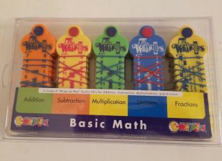 Learning Wrap - Ups Basic Math Add Subtract Multiply Divide Fractions Colorful Fun