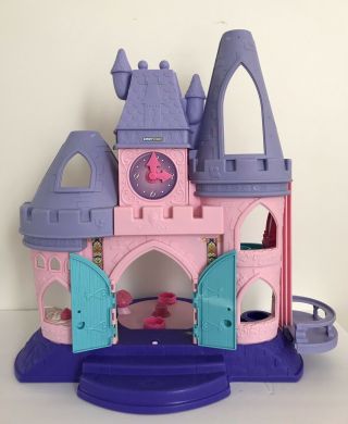 Fisher Price Little People Disney Princess Songs PALACE With Coach Sound Castle 3