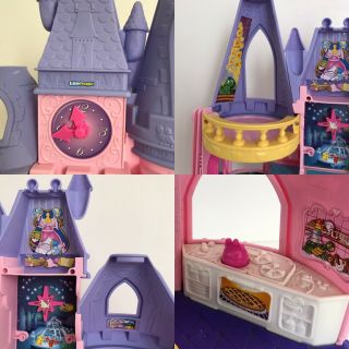 Fisher Price Little People Disney Princess Songs PALACE With Coach Sound Castle 8