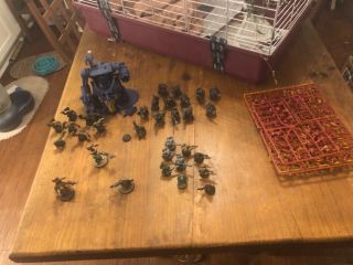 Warhammer 40k Small Ork Army And Codex Primed/mostly Painted