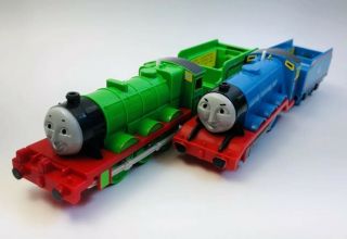 Henry & Gordon Thomas&Friends Motorized Trackmaster Railway Trains Mattel TOMY 2