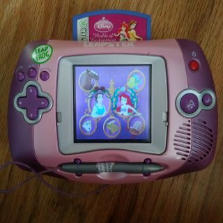 Leap Frog Leapster Learning Game System 2003 With 8 Games Girl Games Disney