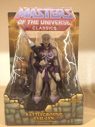 Masters Of The Universe Classics Motuc Battleground Evil - Lyn On Card