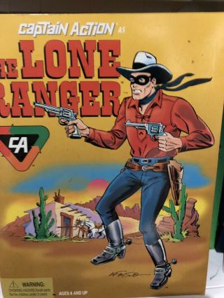 1998 Captain Action As The Lone Ranger 12 " Mib Action Figure