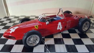 Cmc 1961 Ferrari Dino 156 F1 Sharknose Gp Belgien Phil Hill Red 4 1:18 M - 070