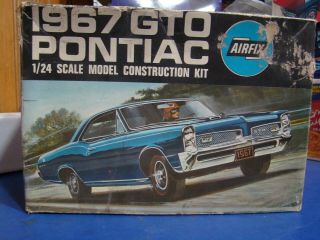 Rare Vintage Airfix 1967 Pontiac Gto Funny Car Or Stock Plus Extra 1967 Kit Deal