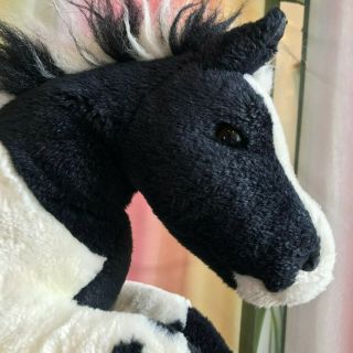 Breyer Plush Horse Sprinkles Black & White Appaloosa Spotted Retired Collectible