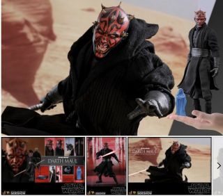 Hot Toys Dx16 Star Wars Episode I The Phantom Menace Darth Maul Special In - Hand