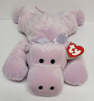 Ty Pillow Pal " Tubby " The Hippo,  Pristine,  Totally Safe For Babies