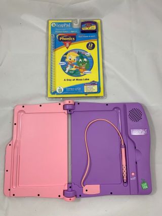 Leapfrog Leappad Learning Game System Case,  Phonics Cartridge Book Reading