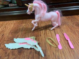 Vintage She - Ra Princess Of Power Swift Wind Pink Unicorn Horse Alicorn W/ Access