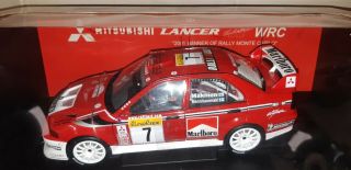 Autoart 1/18 Mitsubishi Lancer Evo Vi 2001 Makinen Monte Carlo Winner