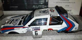 Autoart 1/18 Lancia S4 Rac Rally Winner 1985 Toivonen/wilson 6 Night Lights
