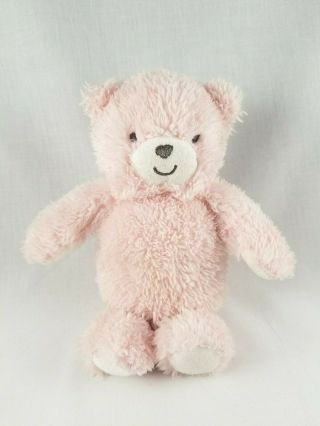 Carters Precious Firsts Small 8.  5 " Pink Teddy Bear Baby Plush Stuffed