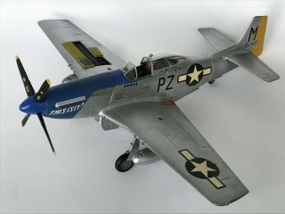 Airfix P - 51d Mustang " This Is It ",  1/24,  Built & Finished For Display,  Fine.