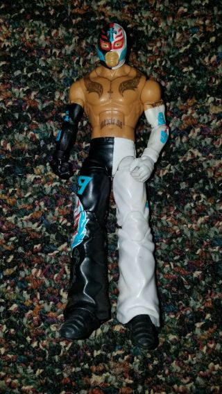 Wwe Mattel Elite Rey Mysterio With Shirt & Mask 6.  5“ Wrestling Figure Nxt Elite