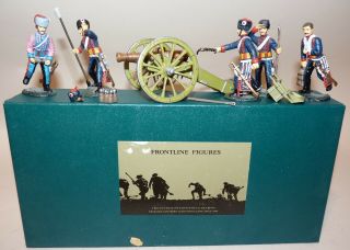 Frontline Figures French Horse Artillery Gun And Crew