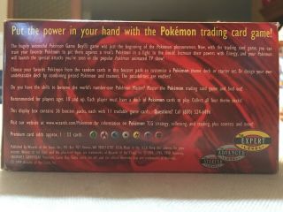 1999 Pokémon Base Set Booster Pack from green wing box factory 7