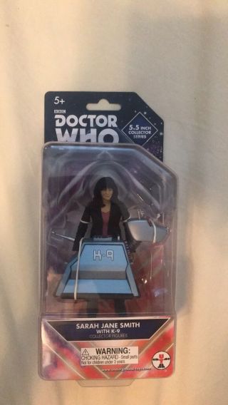 Underground Toys Bbc Doctor Who Sarah Jane Smith With K - 9 5.  5 " Figures