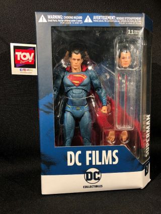 Dc Comics Collectibles Films Superman Man Of Steel Nib Deluxe Action Figure
