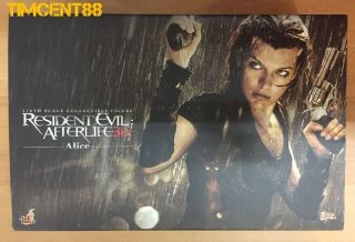 Hot Toys Mms139 Resident Evil Bio Hazard Afterlife 1/6 Alice Milla Jovovich